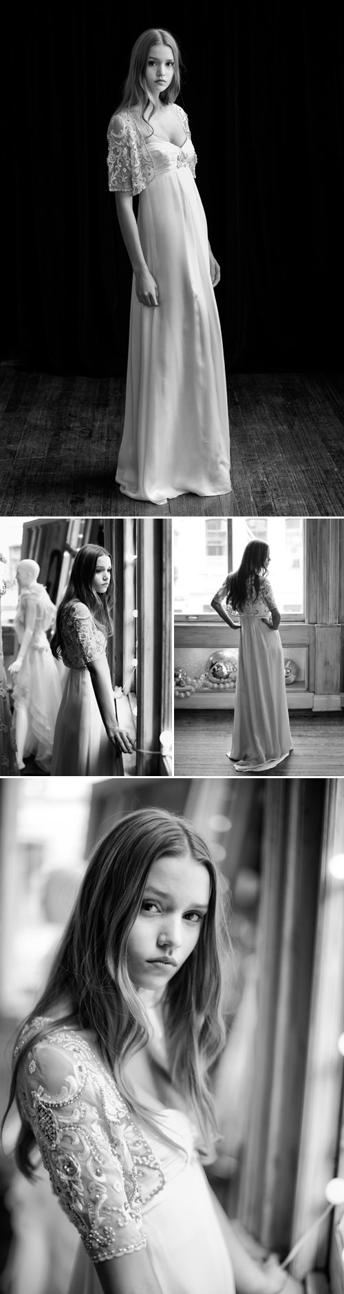 Temperley London bridal collection and New York boutique, vintage-inspired wedding dresses, photos by John and Joseph Photography