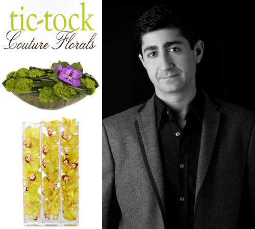 Eddie Zaratsian of tic tock Couture Florals