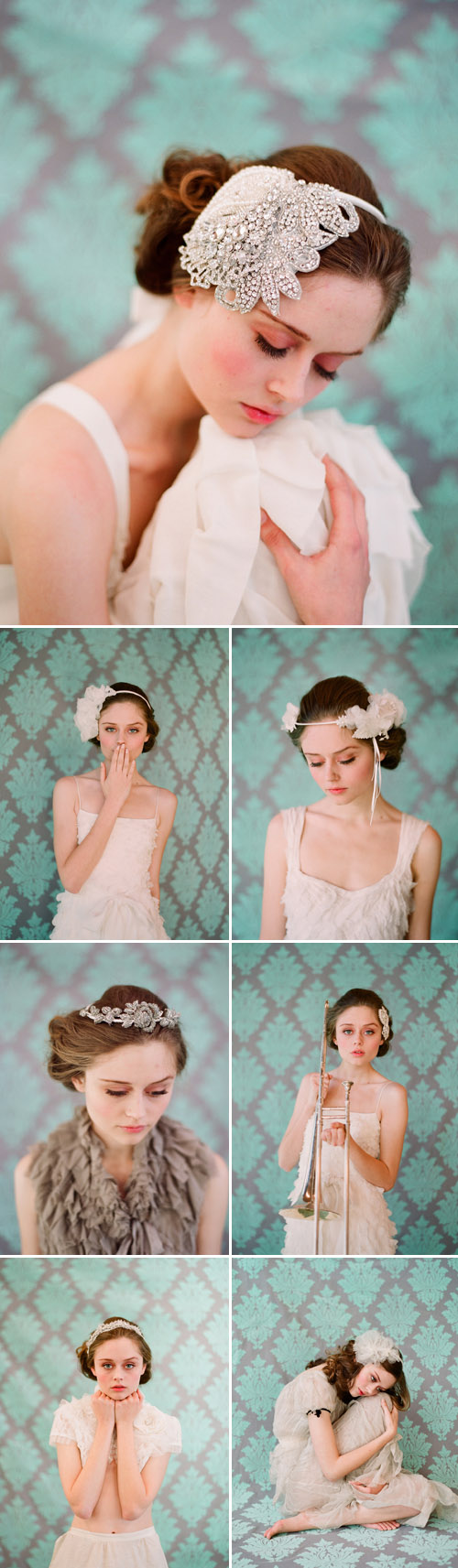 Twigs and Honey 2011 bridal accessory collection, photographed by Elizabeth Messina