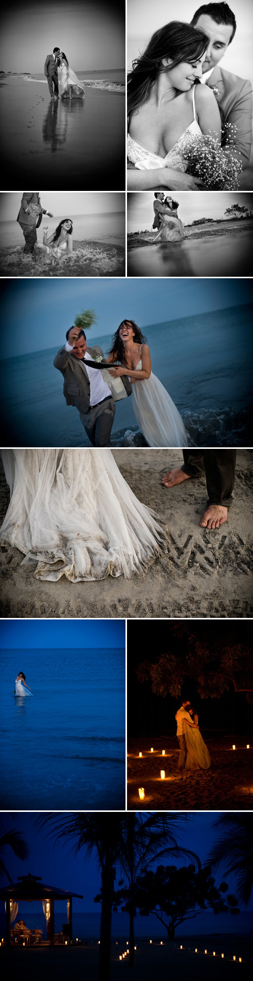 unique destination elopement at Nikki Beach Resort, Playa Blanca, Panama photography by Davina plus Daniel