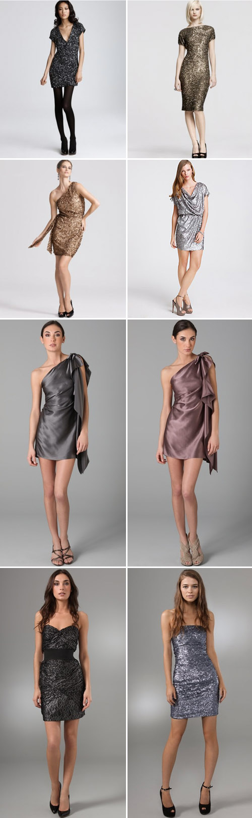 Sequin Bridesmaids Dresses Cocktail Dresses Junebug Weddings