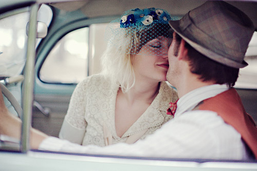 vintage summer camp inspired wedding in Michigan, creative alternative wedding photos by Kat Braman