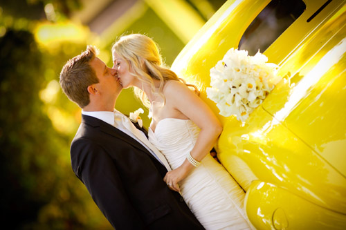 whimsical yellow, black and white wedding produced and designed by Kristin Banta Events, photos by Memories by Michael