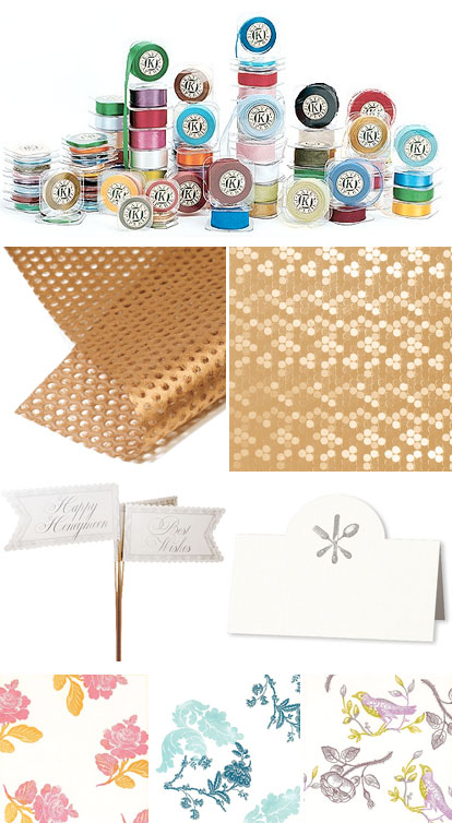 DIY wedding favor, decor and invitation supplies from Kate's Paperie