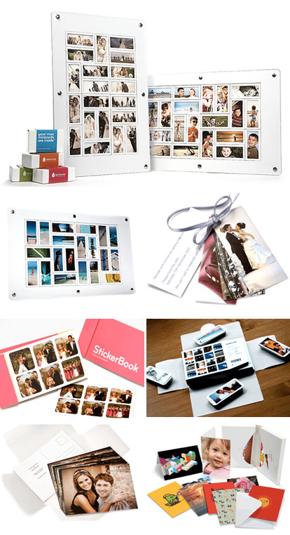 Moo mini cards, postcards, greeting cards and frames for weddings