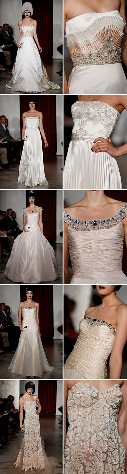 fall 09 wedding dresses from reem acra