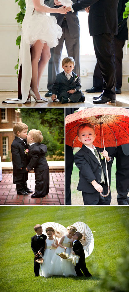 cute flower girls and ring bearers in weddings