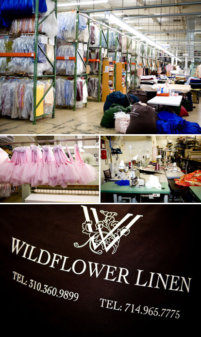 Wildflower Linens, tabletop linen rental for weddings and special events, images by Junebug Weddings