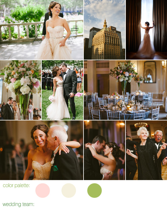 elegant and timeless wedding at Yale Club in New York, Photos by Ryan Brenizer Photography
