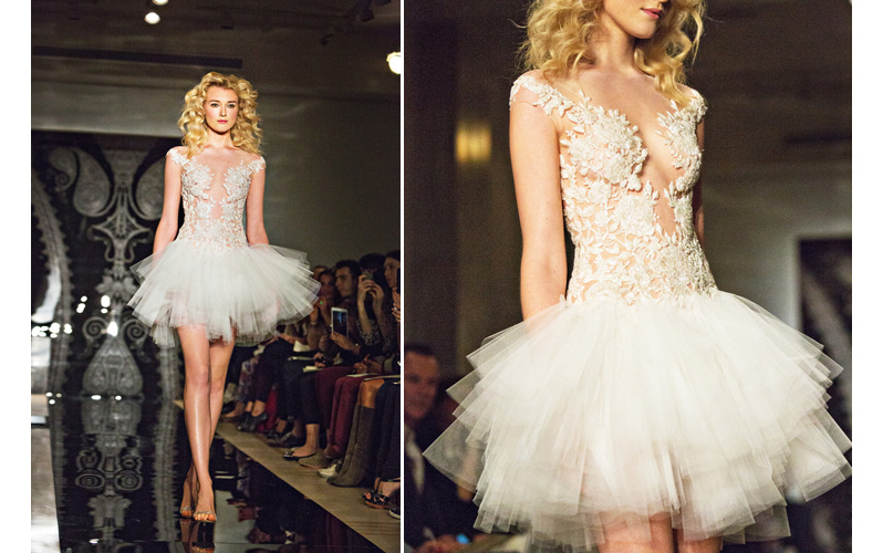 Wedding Dress Collection of Reem Acra of Spring 2014 with photos by Joy Marie Studios