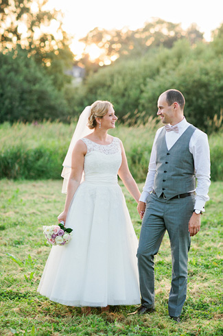 Mikaela and David's sweet countryside wedding with photos by 2 Brides Photography