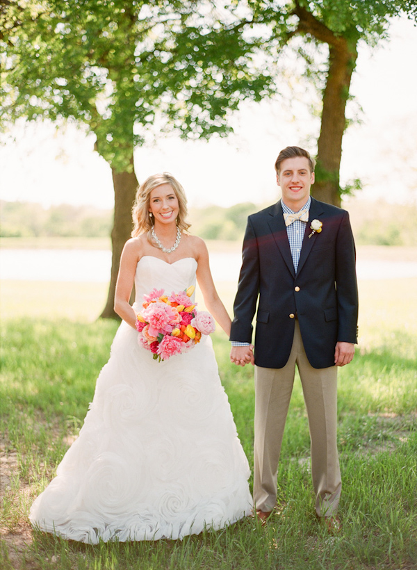 cheerful Texas wedding by Lavender Joy Weddings with photos by Taylor Lord Photography | via junebugweddings.com