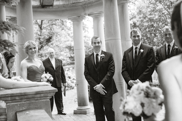 Elegant blush, cream and gray Garden wedding in Atlanta, Georgia, photos by Vue Photography | via junebugweddings.com