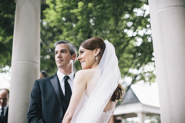 Elegant blush, cream and gray Garden wedding in Atlanta, Georgia, photos by Vue Photography | via junebugweddings.com