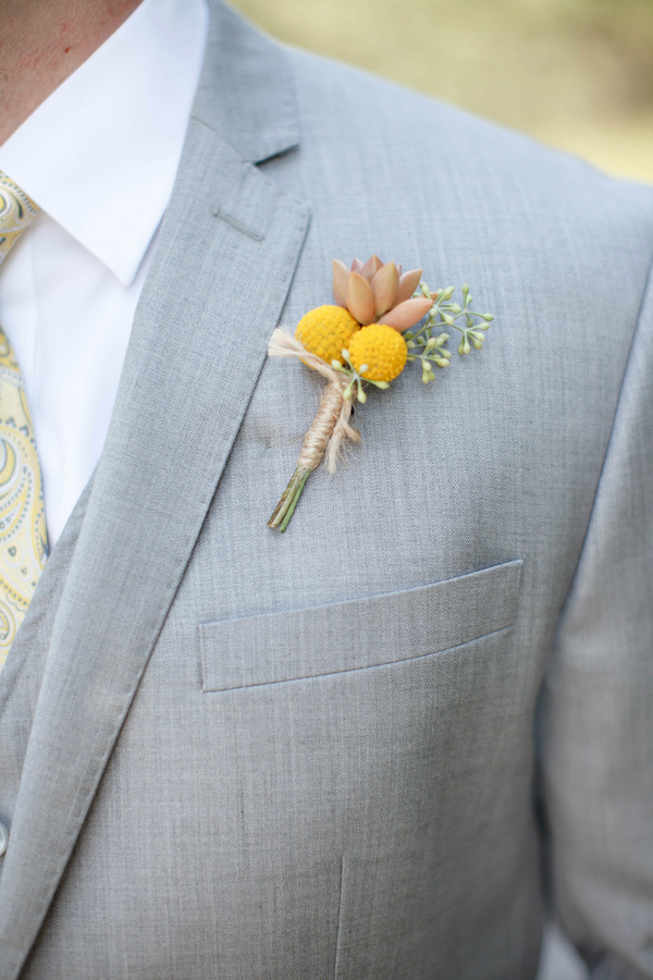 grey and yellow wedding in Napa Valley photos by K Stone Photography | via junebugweddings.com