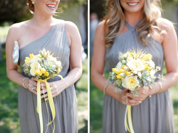 grey and yellow wedding in Napa Valley photos by K Stone Photography | via junebugweddings.com