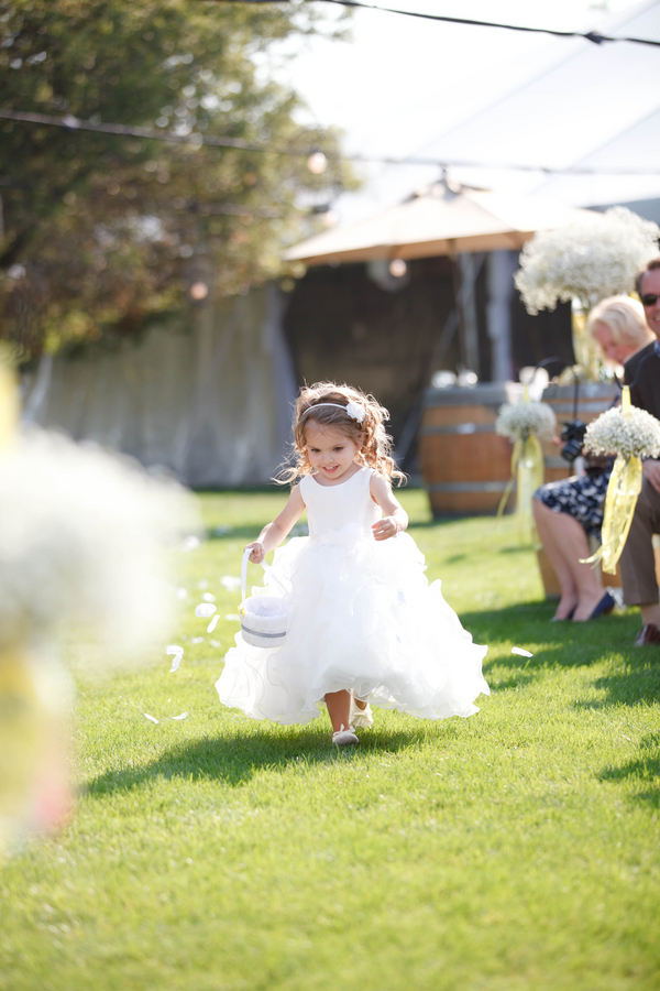 grey and yellow wedding in Napa Valley photos by K Stone Photography | via junebugweddings.com