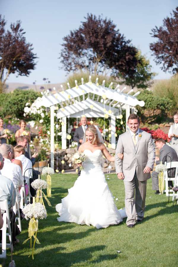 grey and yellow wedding in Napa Valley photos by K Stone Photography | via junebugweddings.com