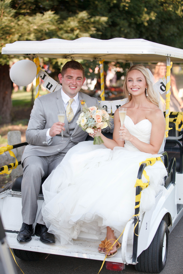 grey and yellow wedding in Napa Valley photos by K Stone Photography | via junebugweddings.com