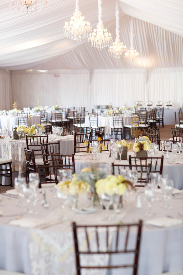 grey and yellow wedding in Napa Valley photos by K Stone Photography | via junebugweddings.com