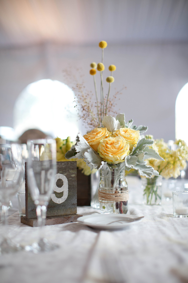 grey and yellow wedding in Napa Valley photos by K Stone Photography | via junebugweddings.com