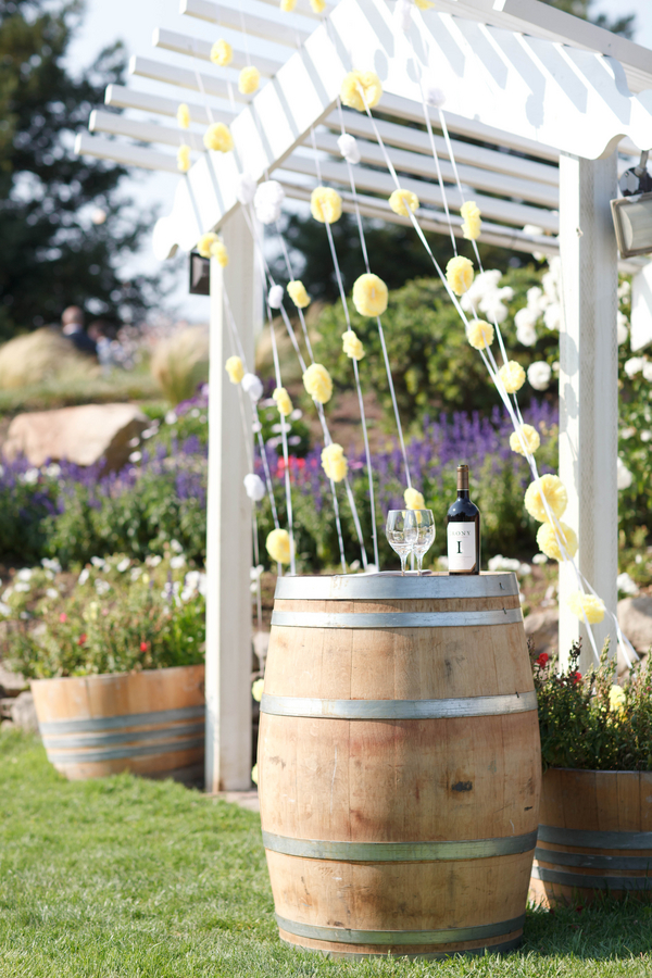 grey and yellow wedding in Napa Valley photos by K Stone Photography | via junebugweddings.com