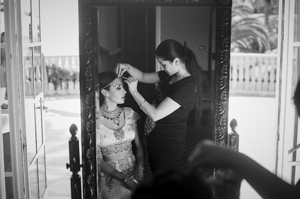 indian wedding at Bel Air Bay Club, designed by Exquisite Events, photos by Lin and Jirsa Photography | via junebugweddings.com