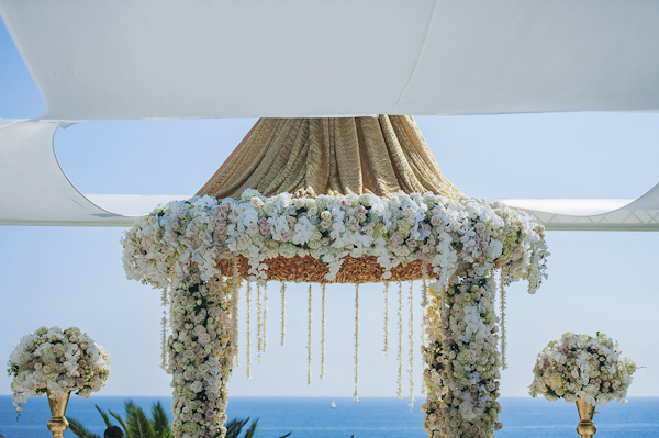 indian wedding at Bel Air Bay Club, designed by Exquisite Events, photos by Lin and Jirsa Photography | via junebugweddings.com