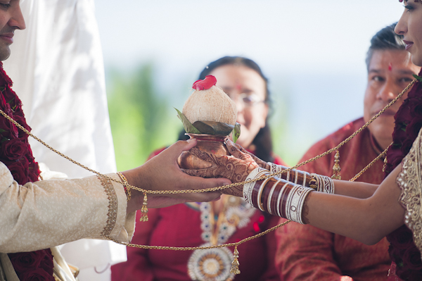 indian wedding at Bel Air Bay Club, designed by Exquisite Events, photos by Lin and Jirsa Photography | via junebugweddings.com