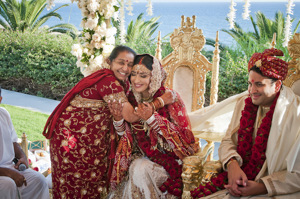 indian wedding at Bel Air Bay Club, designed by Exquisite Events, photos by Lin and Jirsa Photography | via junebugweddings.com