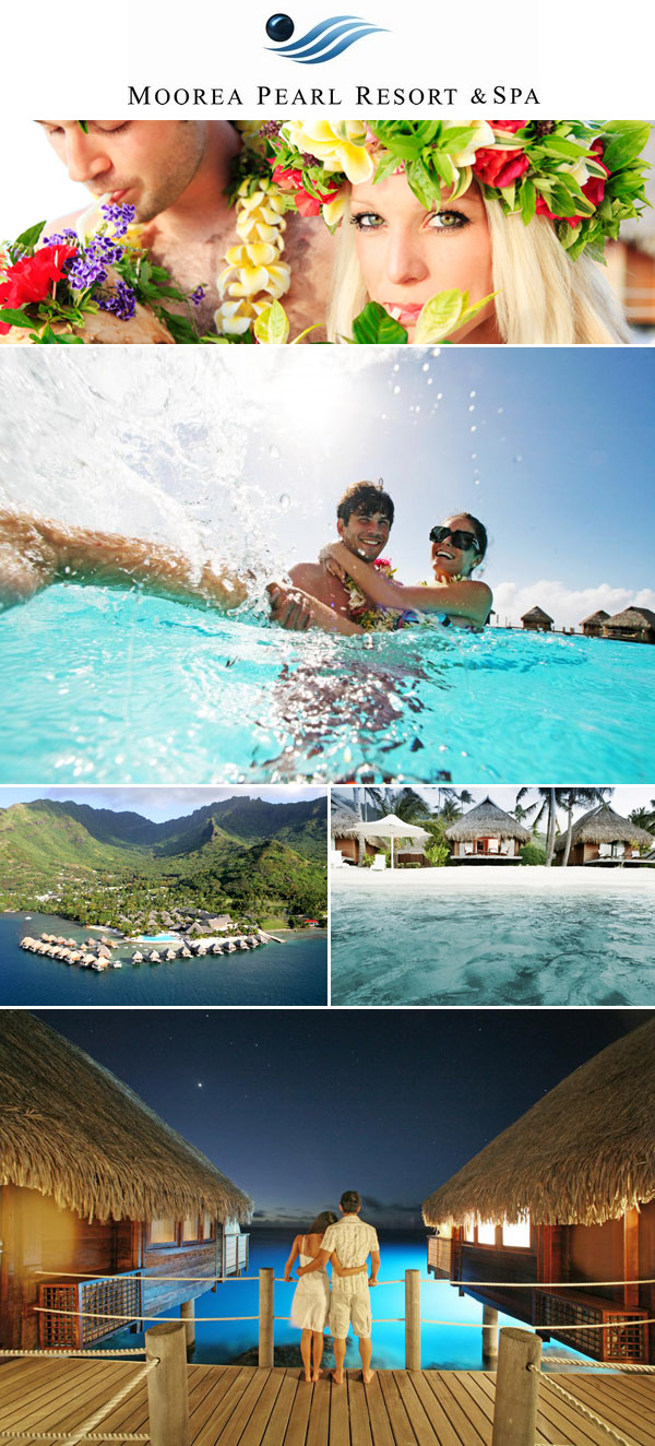 Win a honeymoon in French Polynesia from Junebug Weddings, the Moorea Pearl Resort & Spa and the Bora Bora Pearl Resort & Spa!