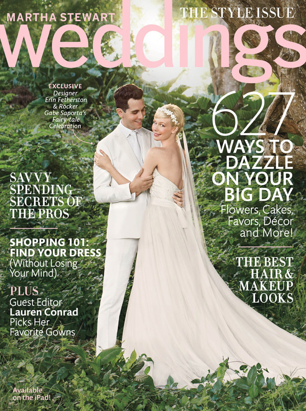 Erin Fetherston's wedding from the fall 2013 issue of Martha Stewart Weddings magazine