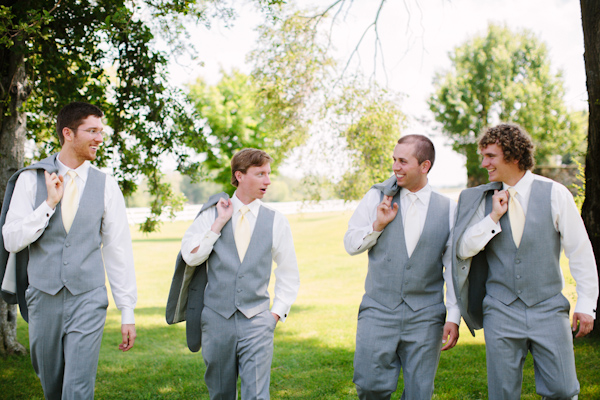 sunny rustic barn wedding in Michigan with photos by Dan Stewart | via junebugweddings.com