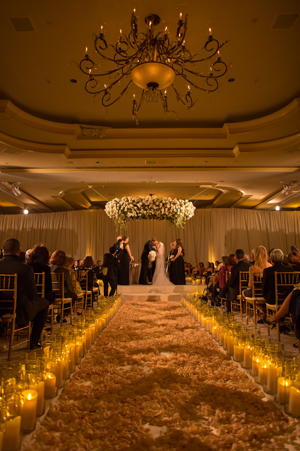 traditional romantic ballroom wedding at The Ritz Carlton, Washington D.C. with photos by Ira Lippke Studios | via junebugweddings.com