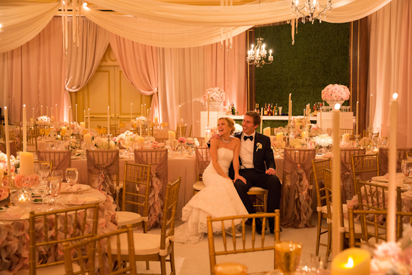 traditional romantic ballroom wedding at The Ritz Carlton, Washington D.C. with photos by Ira Lippke Studios | via junebugweddings.com