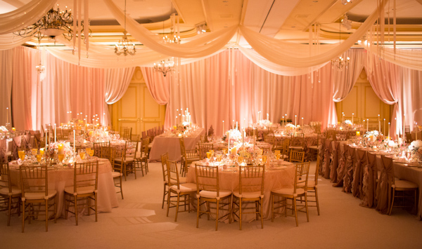 traditional romantic ballroom wedding at The Ritz Carlton, Washington D.C. with photos by Ira Lippke Studios | via junebugweddings.com