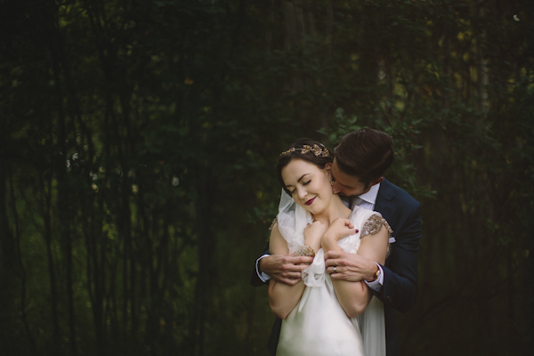 glamorous twenties rustic wedding in Alberta, Canada with photos by Gabe McClintock Photography | via junebugweddings.com