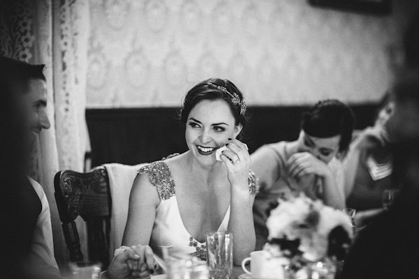 glamorous twenties rustic wedding in Alberta, Canada with photos by Gabe McClintock Photography | via junebugweddings.com