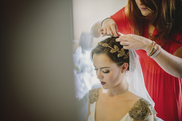 glamorous twenties rustic wedding in Alberta, Canada with photos by Gabe McClintock Photography | via junebugweddings.com