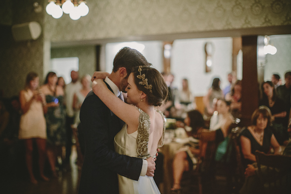 glamorous twenties rustic wedding in Alberta, Canada with photos by Gabe McClintock Photography | via junebugweddings.com