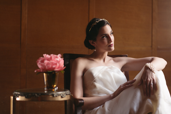 art deco glam wedding inspiration shoot with photos by Andria Lo | via junebugweddings.com