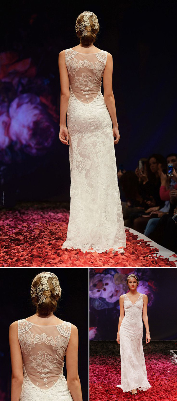 wedding dress trends – wedding dresses with beautiful backs from fall 2014 bridal market | via junebugweddings.com