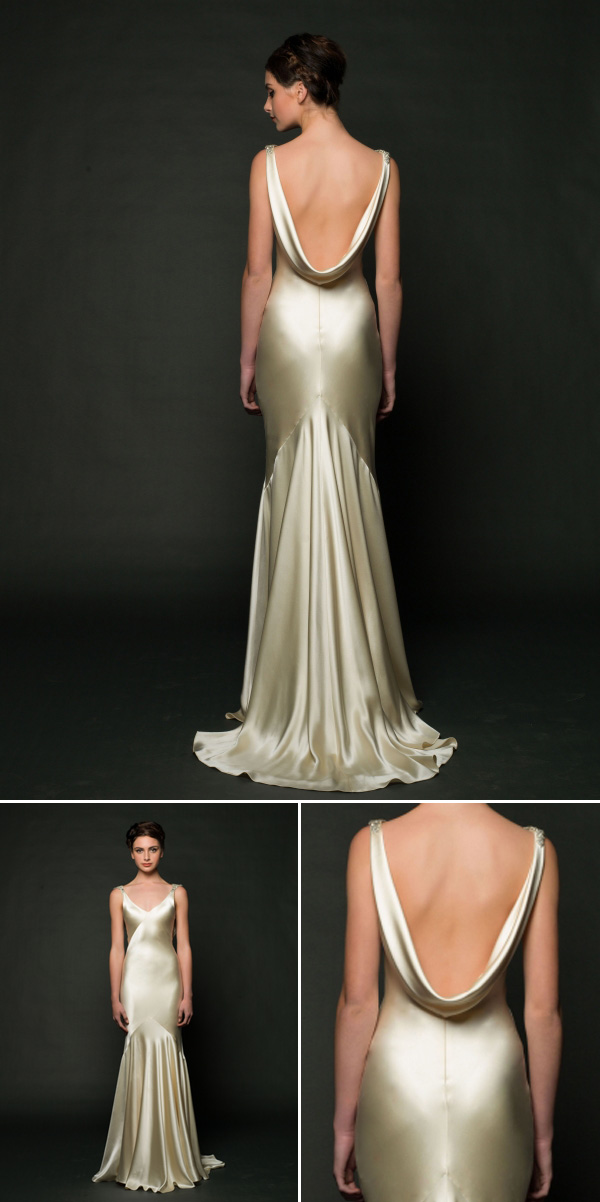 wedding dress trends – wedding dresses with beautiful backs from fall 2014 bridal market | via junebugweddings.com