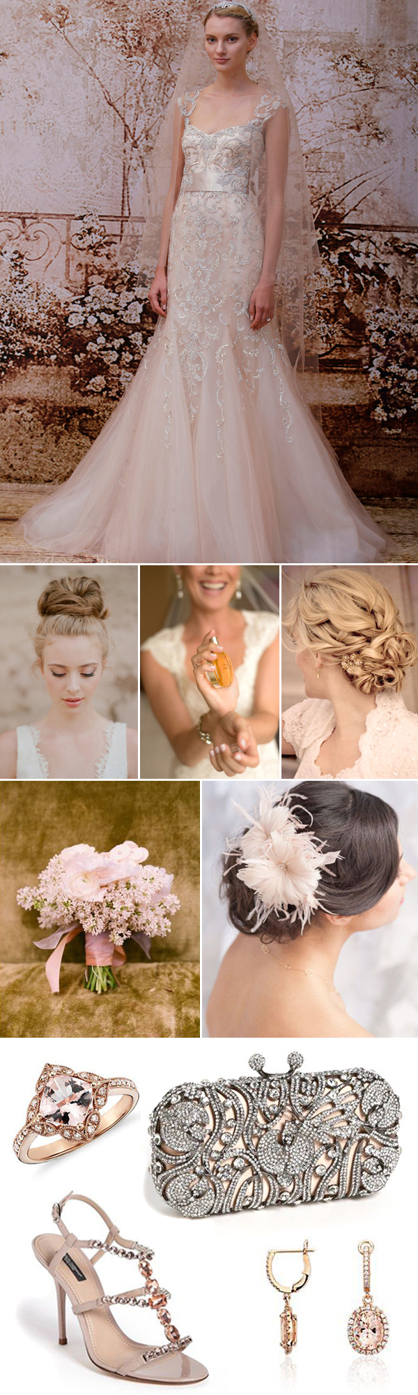 bridal style inspiration boards from bridal market for fall 2014 | via junebugweddings.com