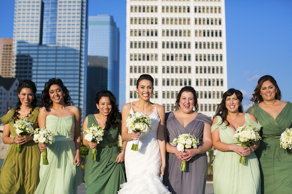 glamorous eco friendly jewish wedding at AT&T center in Los Angeles, California, photos by Callaway Gable | via junebugweddings.com