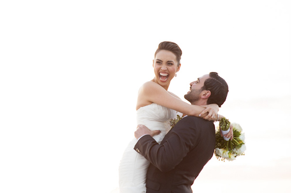 glamorous eco friendly jewish wedding at AT&T center in Los Angeles, California, photos by Callaway Gable | via junebugweddings.com