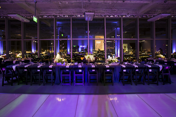 glamorous eco friendly jewish wedding at AT&T center in Los Angeles, California, photos by Callaway Gable | via junebugweddings.com