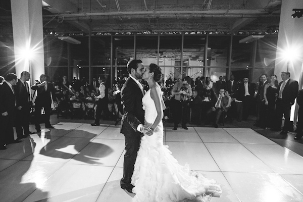 glamorous eco friendly jewish wedding at AT&T center in Los Angeles, California, photos by Callaway Gable | via junebugweddings.com