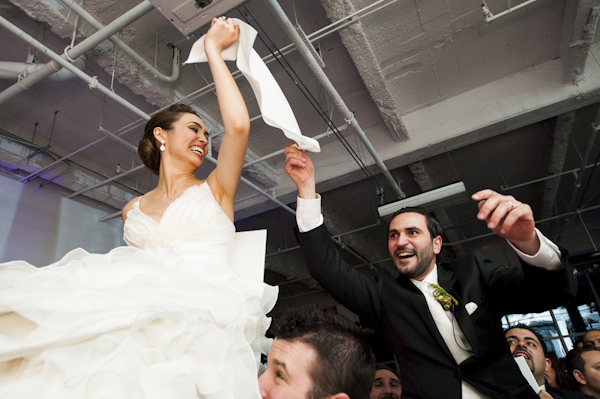 glamorous eco friendly jewish wedding at AT&T center in Los Angeles, California, photos by Callaway Gable | via junebugweddings.com