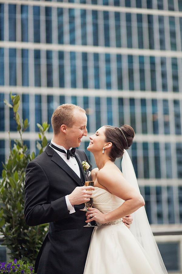 how to achieve a timeless classic bridal party look with photos by Sachin Khona | via junebugweddings.com